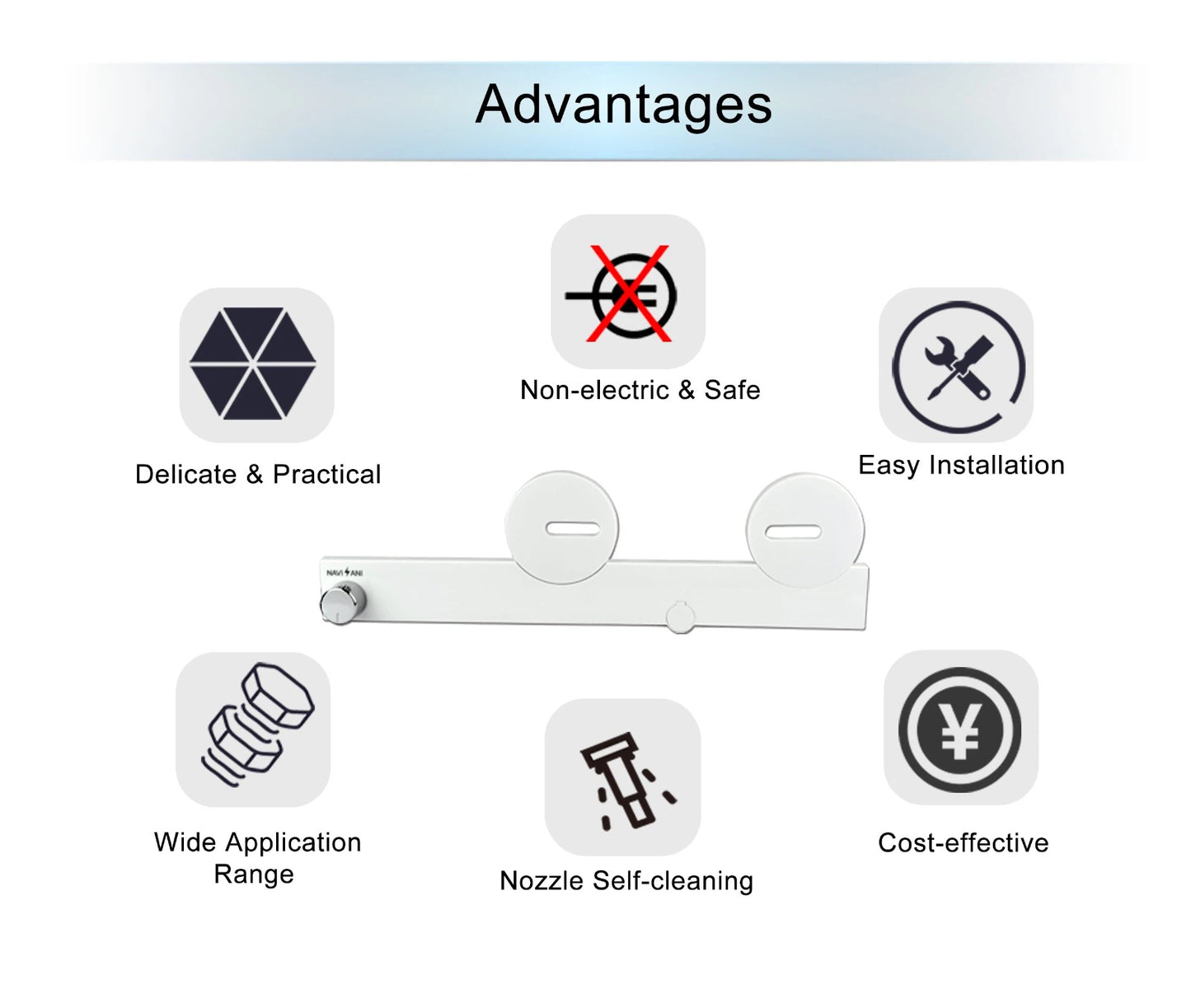 Plastic Sanitary Cold Water Toilet Seat Bidet