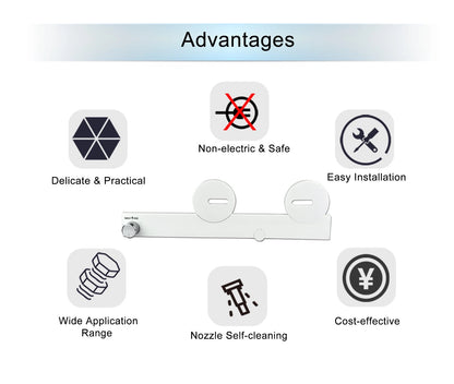 Plastic Sanitary Cold Water Toilet Seat Bidet